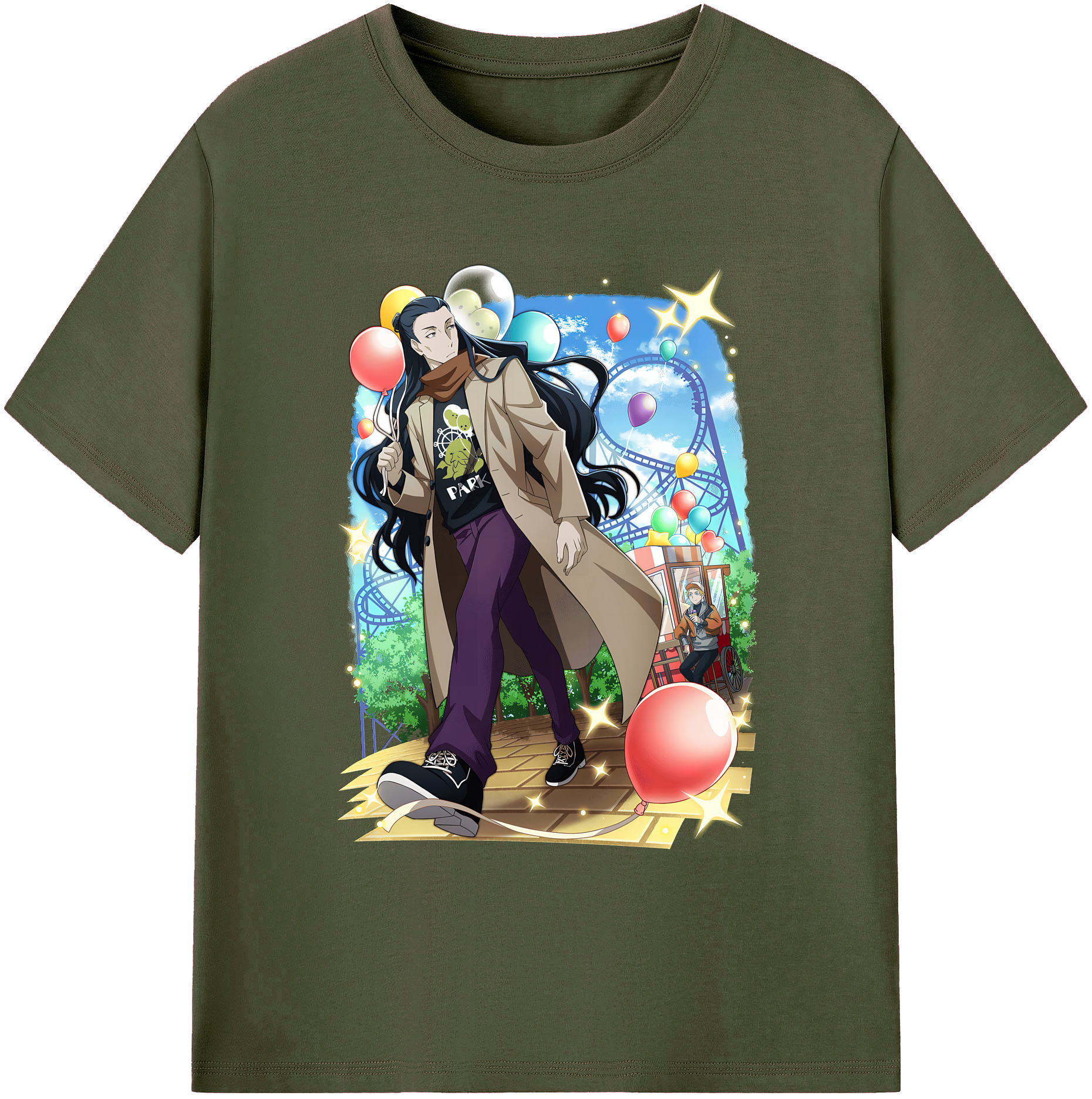 （画像用） 文豪ストレイドッグス Bungo Stray Dogs 綿100％ メンズ半袖Tシャツ｜肌触りやわらか＆通気性